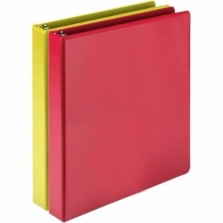 Samsill Binder, D-Rings, 225-Sht Capacity, 1inCap, YW SAM16431